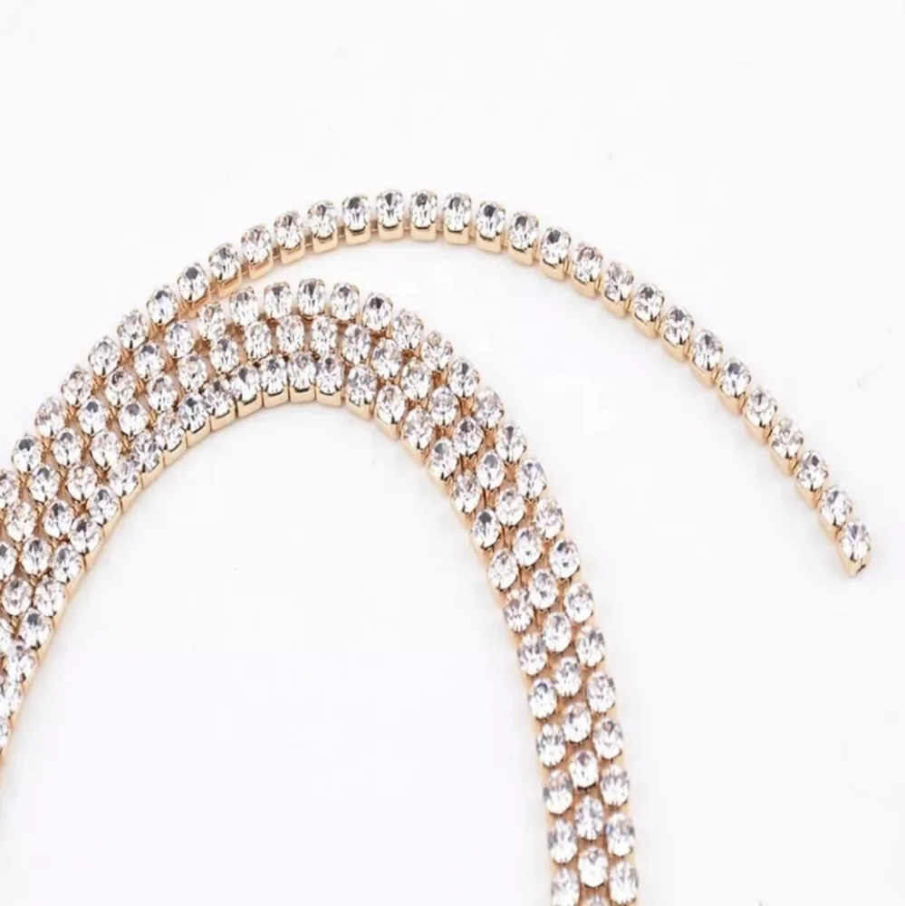 Sparkly Long Adjustable 50in Necklace Body Jewelry